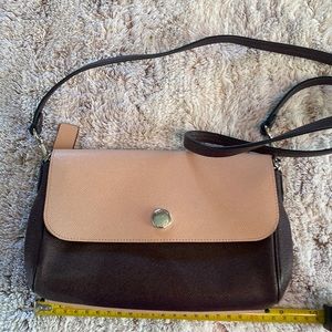 Small Coach purse. Brown & Mauve colored